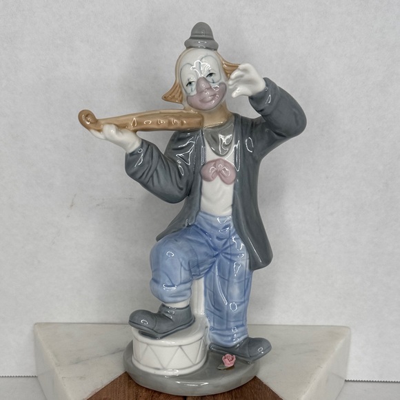 VTG Paul Sebastian Clown Porcelain Figurine Playing Violin Made In Mexico 1992 - Picture 1 of 10